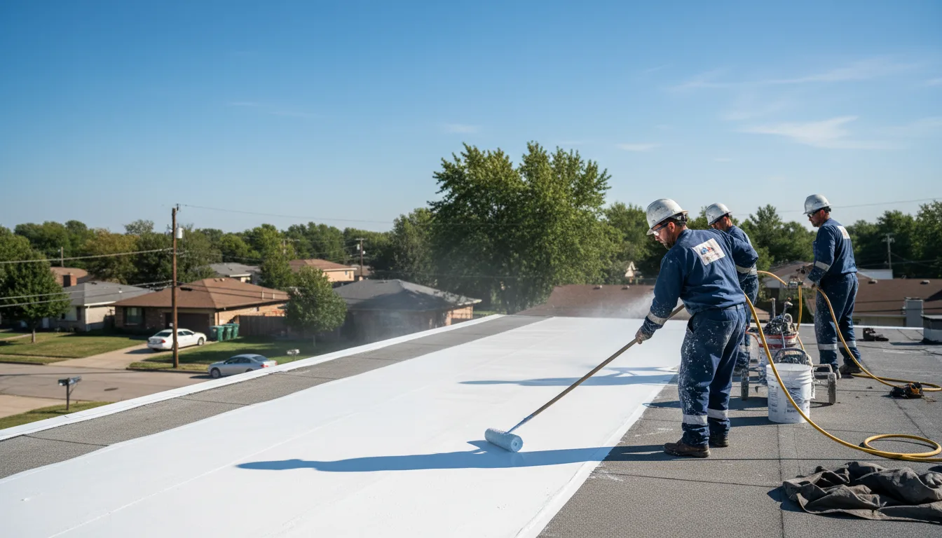 Commercial roof coating in Warren, NJ near me